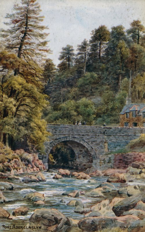 Aberglaslyn ब्रिज द्वारा अल्फ्रेड रॉबर्ट क्विंटन