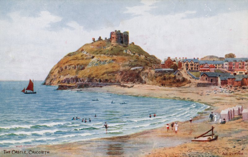 द कैसल, Criccieth द्वारा अल्फ्रेड रॉबर्ट क्विंटन
