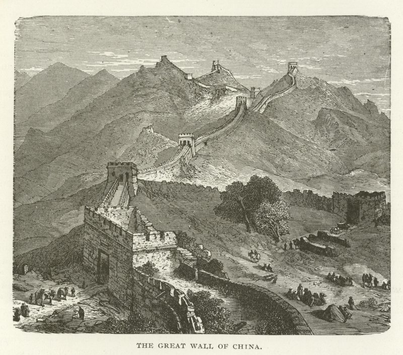 चीन की महान दीवार द्वारा अमेरिकी स्कूल