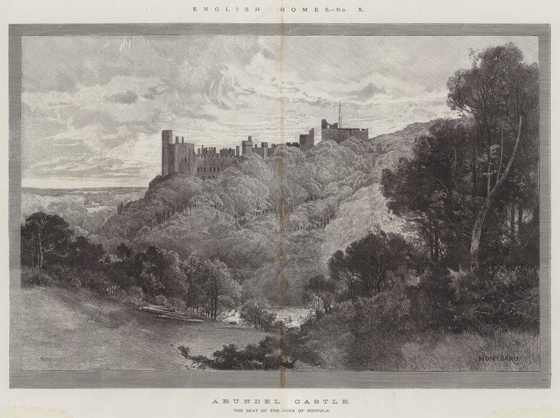 अरुंडेल कैसल द्वारा चार्ल्स अगस्टे लोय