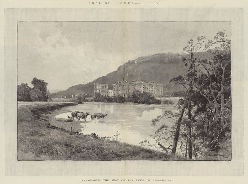 चैटस्वर्थ, ड्यूक ऑफ द ड्यून्स ऑफ डेवोनशायर द्वारा चार्ल्स अगस्टे लोय