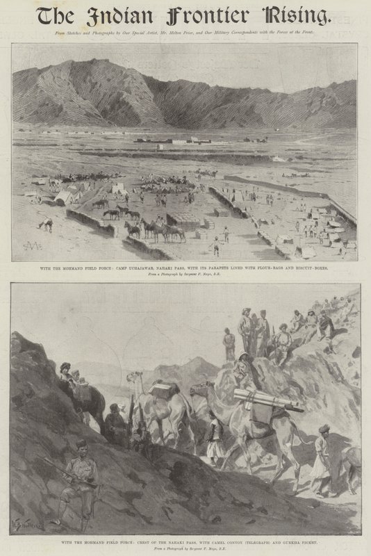 द इंडियन फ्रंटियर राइजिंग द्वारा चार्ल्स अगस्टे लोय