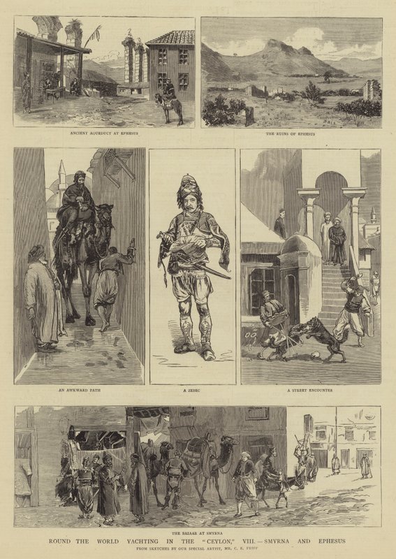 सीलोन, VIII, स्मिर्ना और इफिसस में वर्ल्ड यॉटिंग का दौर द्वारा चार्ल्स एडविन फ्रैप