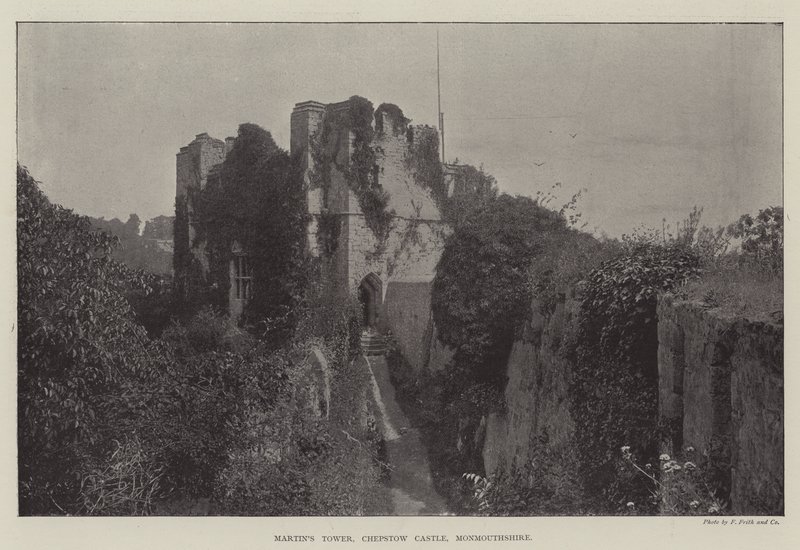 मार्टिन्स टॉवर, चेप्स्टो कैसल, मॉनमाउथशायर द्वारा अंग्रेजी फोटोग्राफर