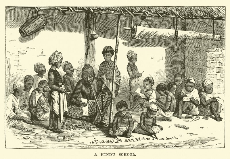एक हिंदू स्कूल द्वारा अंग्रेजी स्कूल
