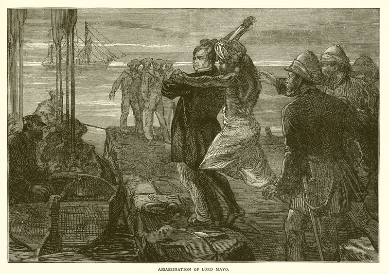 लॉर्ड मेयो की हत्या (1872) द्वारा अंग्रेजी स्कूल