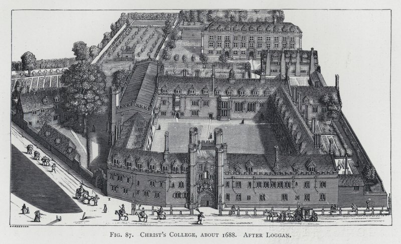 लोगन के बाद, क्राइस्ट कॉलेज, 1688 के बारे में द्वारा अंग्रेजी स्कूल