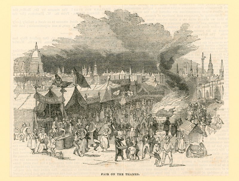 1814 का फ्रॉस्ट मेला द्वारा अंग्रेजी स्कूल