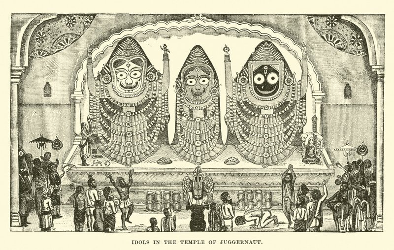 जुगोरनोट के मंदिर में मूर्तियाँ द्वारा अंग्रेजी स्कूल