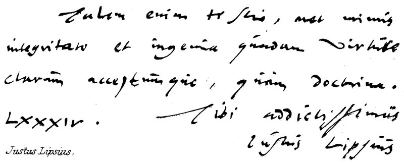 Justus Lipsius द्वारा अंग्रेजी स्कूल