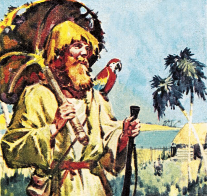 रॉबिन्सन क्रूसो द्वारा अंग्रेजी स्कूल