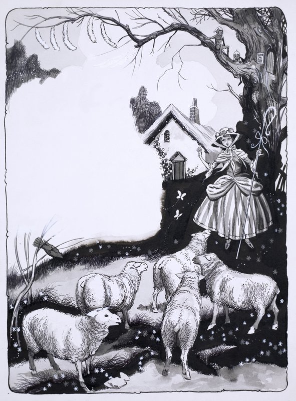 चरवाहा और भेड़ द्वारा अंग्रेजी स्कूल