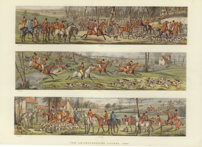 लीसेस्टरशायर कवर, 1820 द्वारा अंग्रेजी स्कूल