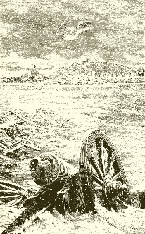 पेरिस का कबूतर पोस्ट, 1870-71 द्वारा अंग्रेजी स्कूल