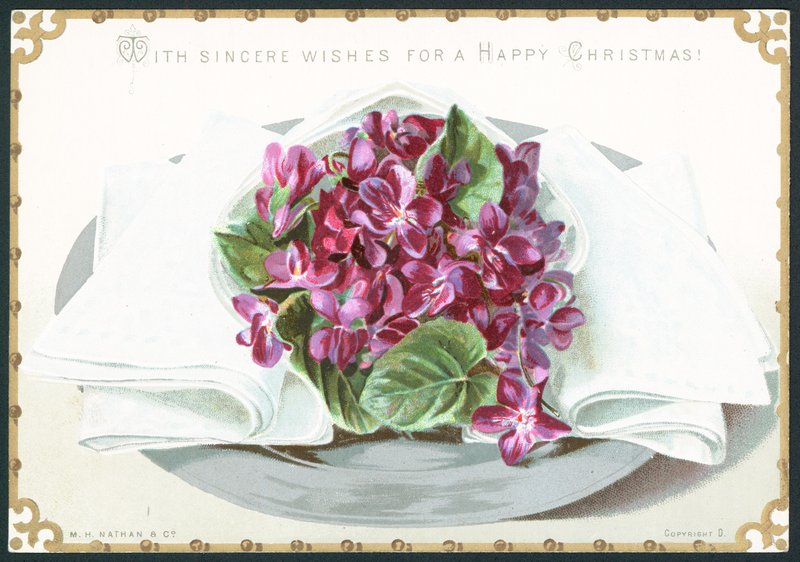 Violets, क्रिसमस कार्ड द्वारा अंग्रेजी स्कूल