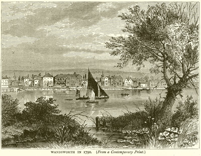 1790 में वैंड्सवर्थ द्वारा अंग्रेजी स्कूल