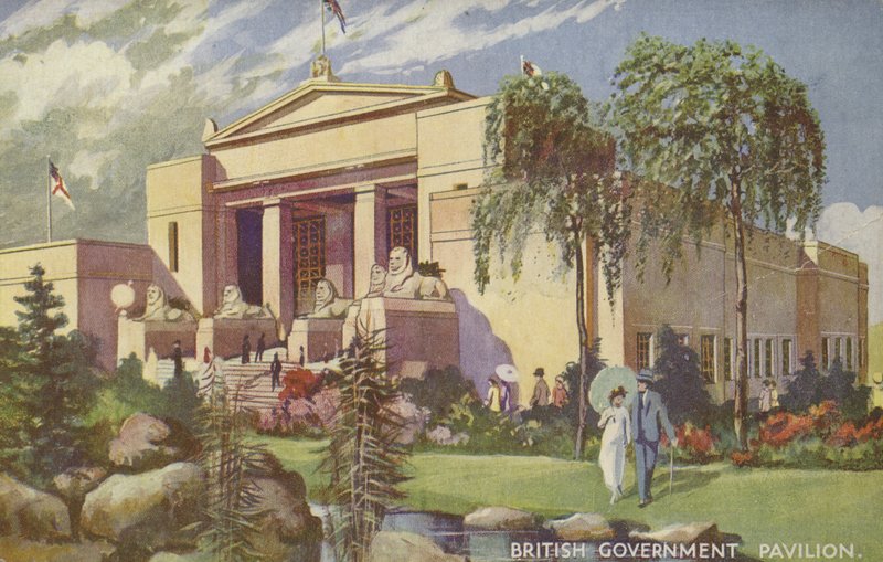 ब्रिटिश सरकार मंडप, ब्रिटिश साम्राज्य प्रदर्शनी, वेम्बली, 1924 द्वारा अर्नेस्ट कॉफ़िन