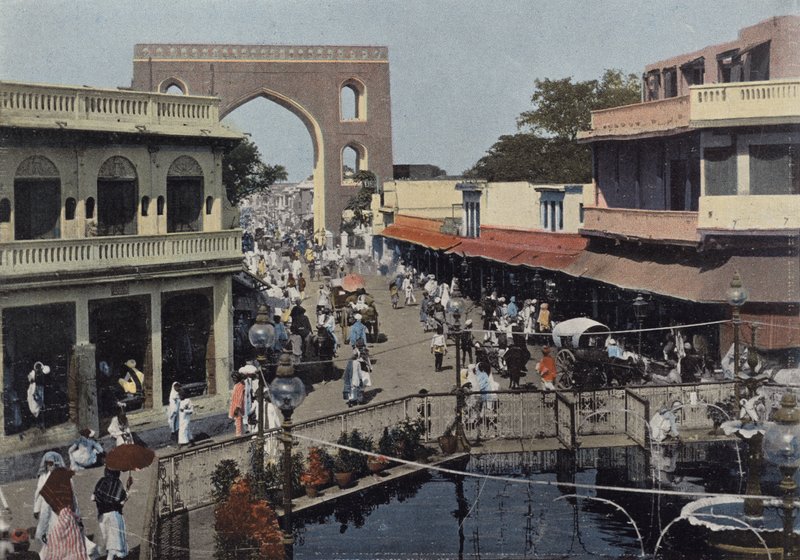 हैदराबाद, मेन स्ट्रीट द्वारा यूरोपीय फोटोग्राफर