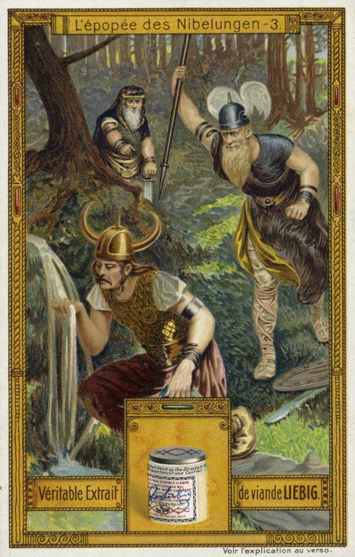 Nibelungenlied से दृश्य द्वारा यूरोपीय स्कूल