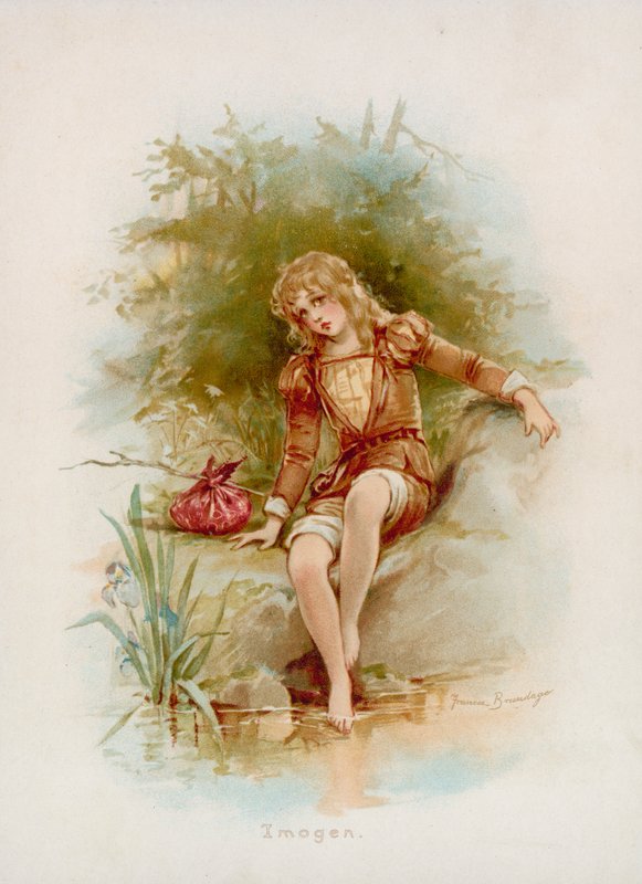 शेक्सपियर के Cymbeline से Imogen द्वारा फ्रांसिस ब्रूंडेज