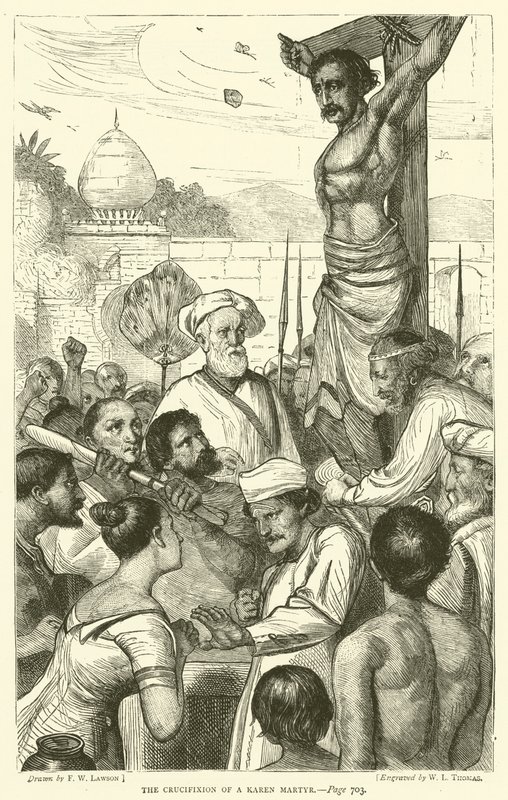 करेन शहीद का धर्मयुद्ध द्वारा फ्रांसिस विल्फ्रेड लॉसन