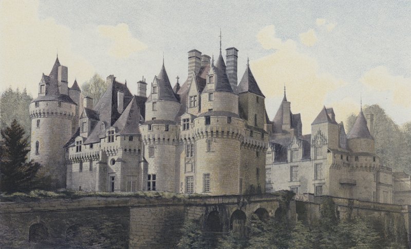 Usse, Chateau, एनसेंबल एनई द्वारा फ्रेंच फोटोग्राफर