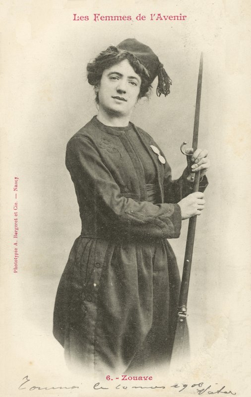 Zouave, भविष्य की महिला द्वारा फ्रेंच फोटोग्राफर