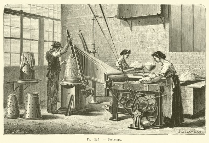 Bastissage (engraving) द्वारा फ्रेंच स्कूल