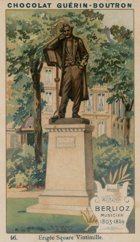 बर्लिओज़, संगीतकार, 1803-1869, एर्गी स्क्वायर वेंटिमिग्लिया द्वारा फ्रेंच स्कूल