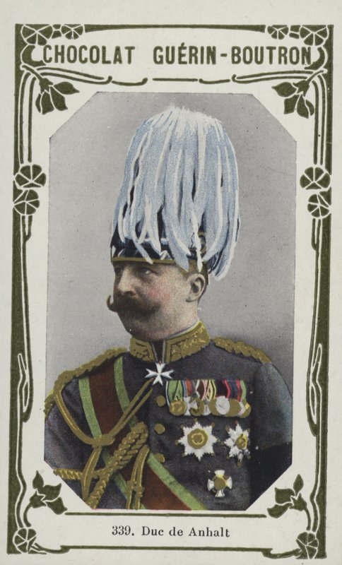 Duc de Anhalt (रंगीन फोटो) द्वारा फ्रेंच स्कूल