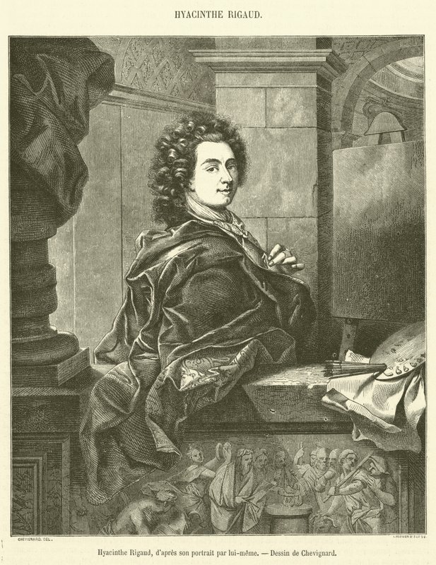 Hyacinthe Rigaud (उत्कीर्णन) द्वारा फ्रेंच स्कूल