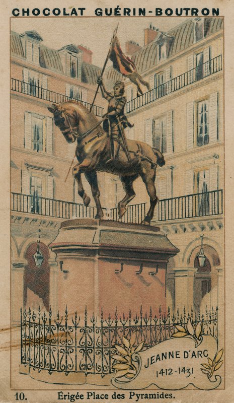 जोन ऑफ आर्क, 1412-1431, एर्गी प्लेस देस पिरामिड्स द्वारा फ्रेंच स्कूल
