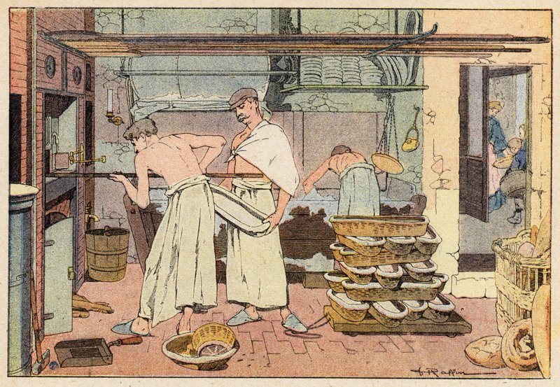 Le Boulanger, द बेकर (रंग सदस्य) द्वारा फ्रेंच स्कूल