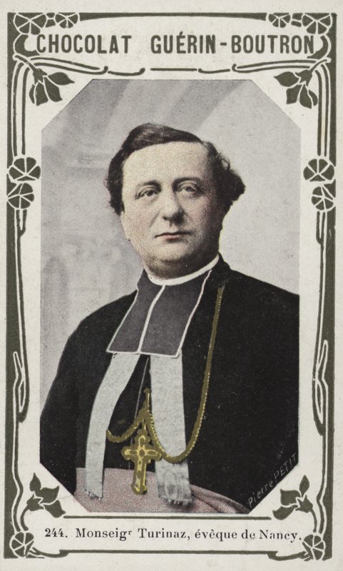 Monsignor Turinaz, नैन्सी के बिशप (रंगीन फोटो) द्वारा फ्रेंच स्कूल