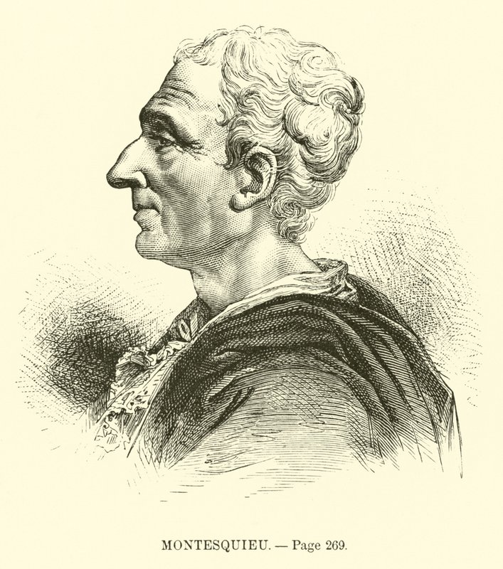 Montesquieu द्वारा फ्रेंच स्कूल