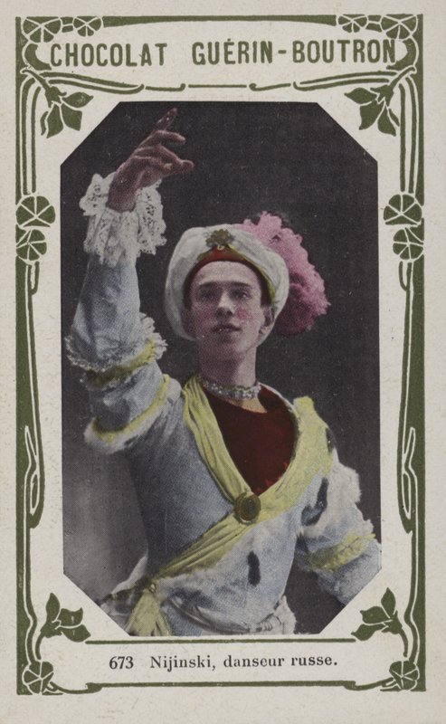 Nijinsky, रूसी नर्तकी (रंगीन फोटो) द्वारा फ्रेंच स्कूल