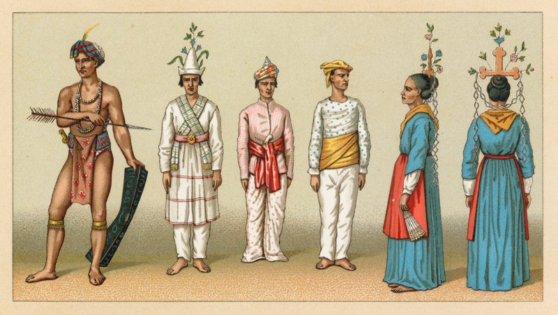 ओशिनिया पोशाक द्वारा फ्रेंच स्कूल