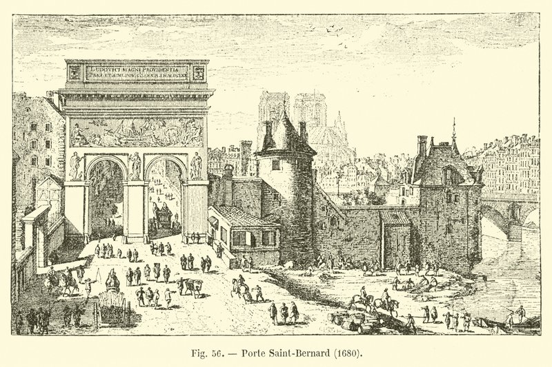 सेंट बर्नार्ड गेट, 1680 द्वारा फ्रेंच स्कूल