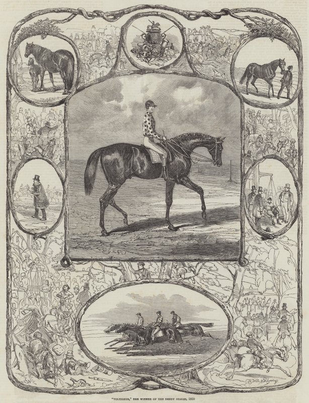वोल्तेगुर, डर्बी स्टेक्स के विजेता, 1850 द्वारा हैरिसन विलियम वियर