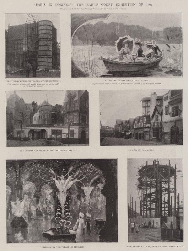 लन्दन में पेरिस, 1902 की अर्ल कोर्ट प्रदर्शनी द्वारा हेनरी चार्ल्स सेपिंग्स राइट