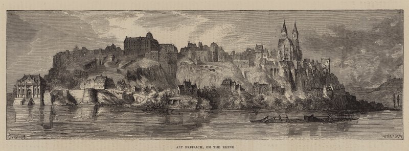 राइन पर Alt Breisach द्वारा हेनरी विलियम ब्रेवर