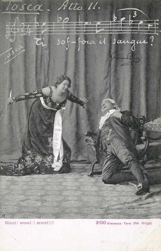 Tosca से दृश्य (b/w फोटो) द्वारा इतालवी फोटोग्राफर