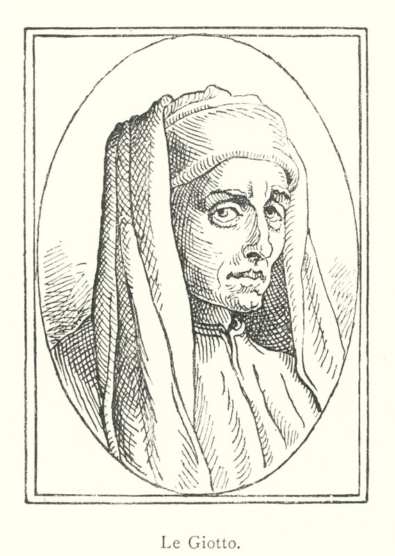 ले Giotto (उत्कीर्णन) द्वारा इतालवी स्कूल