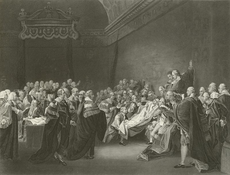 चाथम की मृत्यु, 1778 द्वारा जॉन सिंगलटन कोपले