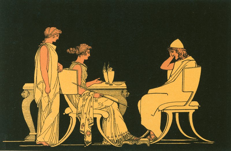 Circe की मेज पर Ulysses द्वारा जॉन फ्लैक्समैन