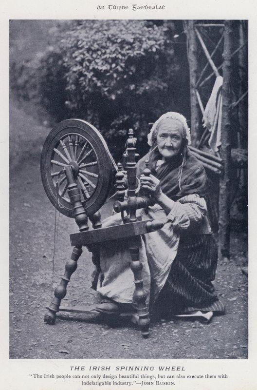 आयरिश स्पिनिंग व्हील (बी/डब्ल्यू फोटो) द्वारा कार्ल करलोविच पिरात्स्की