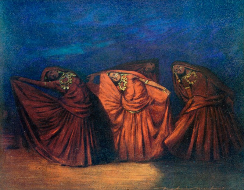 Nautch लड़कियों द्वारा मोर्टिमर लुडिंगटन मेनप्स