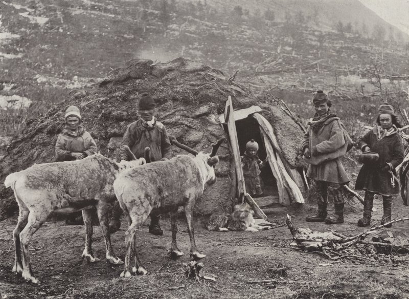एक लैप परिवार द्वारा नॉर्वेजियन फोटोग्राफर