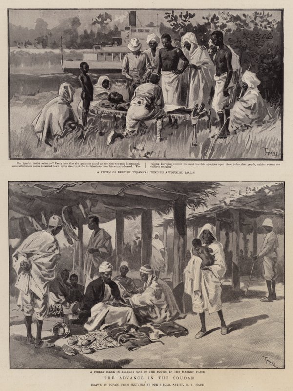 द एडवांस इन द सौदान द्वारा ओसवाल्डो टोफानी