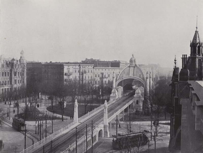 Nollendorfplatz, स्टेशन डेर होचबहन (b/w फोटो) द्वारा फ़ोटोग्राफ़र जर्मन